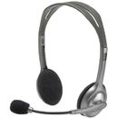 Logitech H110 Headset, microfon, silver