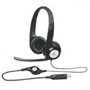 H390 Headset cu microfon, negre