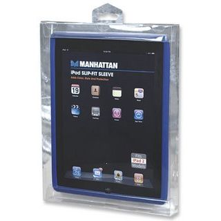 Skin iPad Manhattan, Blister RoHS, Albastru / Rosu