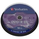 DVD+R Dual Layer 10 bucati, 8x, 8.5GB