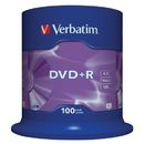 DVD+R Verbatim 100 bucati, 16x, 4.7GB