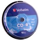 Verbatim CD-R Verbatim 10 bucati, 52x, 700MB
