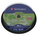 Verbatim CD-RW Verbatim 10 bucati, 12x, 700MB