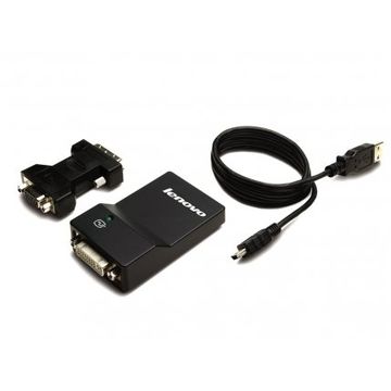 Adaptor Lenovo 0B47072 USB 3.0 la DVI / VGA