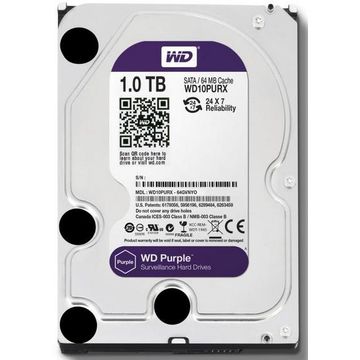 Hard disk Western Digital Purple 1TB Intellipower WD10PURX, 64MB, SATA3