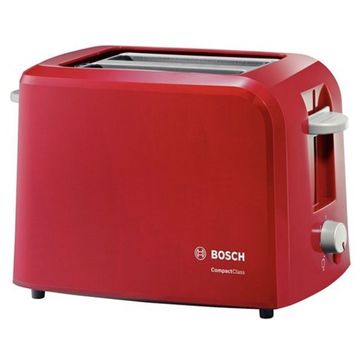 Prajitor de paine Bosch TAT 3A014, putere 980W, rosu