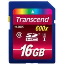 Transcend TS16GSDHC10U1 SDHC 16GB CL10 UHS-1, Ultimate HD Video