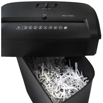 Distrugator documente EDNET 91606 Shredder X5, 5 coli, Cross-Cut