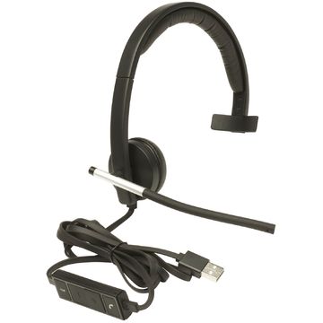 Casti Logitech H650e, headset, cu microfon, mono