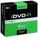 Intenso DVD-R, 10 bucati, 16x, 4.7 GB, slim pack