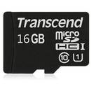 Transcend Micro SDHC 16 GB, clasa 10, UHS1,