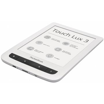 eBook Reader PocketBook Touch Lux 3, 6 inch, alb