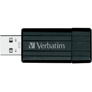 Memorie USB Verbatim USB DRIVE 2.0 PIN STRIPE 4GB