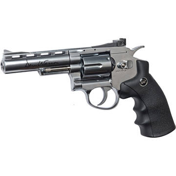 PNI Revolver Dan Wesson 4 inch silver cu CO2 pentru airsoft calibru 6 mm