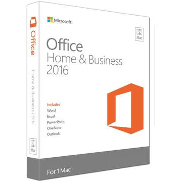 Suita office Microsoft Office 2016 Home & Business pentru Mac, retail, EN
