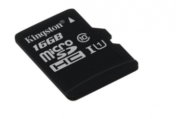 Card memorie Kingston Micro SD 16GB, Clasa 10