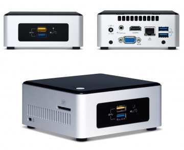 NUC kit BOXNUC5CPYH, Intel Celeron N3050, 2.16 GHz