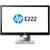 Monitor LED HP EliteDisplay E222, 16:9, 21.5 inch, 7 ms, negru