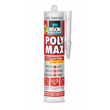 BISON Adeziv şi etanşeizant Poly Max Cristal Express 300g
