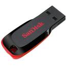 SanDisk Stick Sandisk Cruzer BLADE SDCZ50-064G-B35, 64GB, USB 2.0, rosu-negru