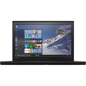 Notebook Lenovo ThinkPad T560, 15.6 inch Full HD, procesor Intel Core i5-6200U, 2.3 Ghz, 4 GB RAM, 500 GB SSHD, Windows 7 Pro, video integrat