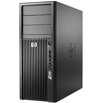 Desktop Refurbished HP Workstation Z200 XEON X3470 (i7-860) 2.93GHz 4GB DDR3 500GB (2x250GB) HDD SATA RW Tower Soft Preinstalat Windows 7 Professional