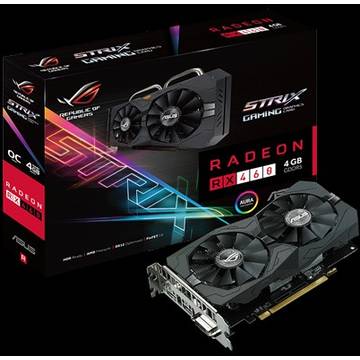 Placa video Asus RX 460 4GB STRIX-RX460-O4G-GAMING