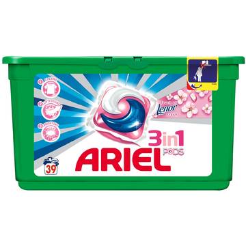 Detergent rufe Ariel Detergent gel capsule Pods Touch of Lenor 81556771, 39 buc x 29ml
