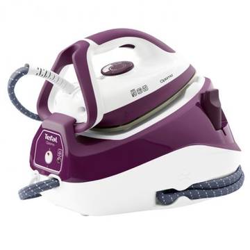 Fier de calcat Tefal GV4630, talpa ceramica, 2300 W, 0.7 l, 4.2 bar, 110 g, alb-mov