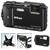 Aparat foto digital Nikon Coolpix AW130 - Set drumetii, ecran 3 inch, 16 MP, zoom 5x, negru