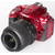 Aparat foto DSLR Nikon D5300,3.2 inch, 24.2 MP, cu obiectiv AF-P 18-55mm VR, rosu