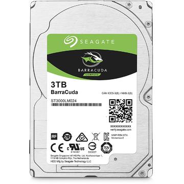 Hard disk laptop Seagate BarraCuda, 3 TB, 5400 RPM, SATA 3
