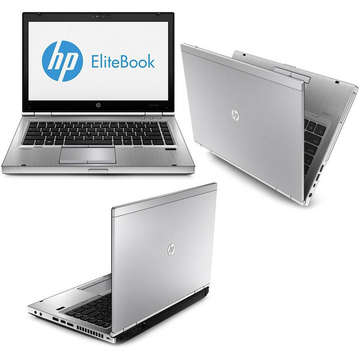 Laptop Refurbished HP 8470p i7-3520M 2.90GHz 4GB DDR3 128GB SSD DVD-ROM 14.0inch 1366x768 Webcam Soft Preinstalat Windows 10 Home