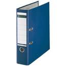 Leitz Biblioraft A4, plastifiat PP/paper, margine metalica 80 mm, LEITZ 180 - albastru