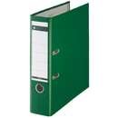 Leitz Biblioraft A4, plastifiat PP/paper, margine metalica 80 mm, LEITZ 180 - verde