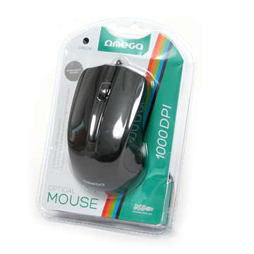 Mouse Omega MOUSE OM-05BL 3D OPTICAL 1000DPI VALUE LINE USB MIX