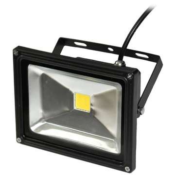 ART External lamp LED 20W,IP65,AC80-265V,black, 3000K-warm white