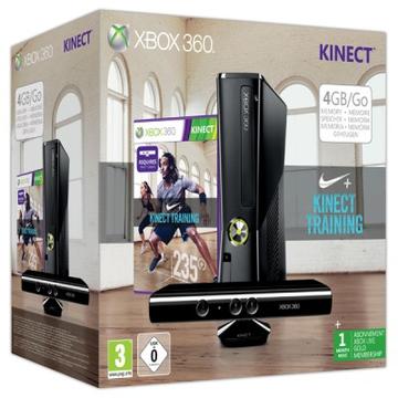 Consola Consola Microsoft Xbox360 4 GB + Kinect Sensor + joc Nike Fitness