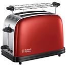Russell Hobbs Colours Plus Flame Red 23330-56, 1670 W, Fante extra late, Rosu/Inox