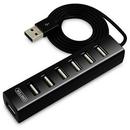 UNITEK Hub 7x USB 2.0, negru, Y-2160