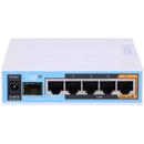 MIKROTIK hAP ac RouterOS L4 128MB RAM, 5xGig LAN, 2.4/5GHz 802.11ac, 1xUSB,1xSFP