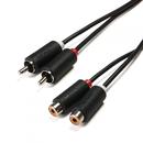 Serioux SERIOUX 2X RCA M- 2X RCA F CABLE 3.0M