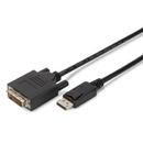 Assmann ASSMANN Displayport 1.1a Adapter Cable DP M(plug)/DVI-D (24+1) M(plug) 1m black