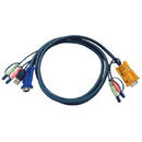 Aten ATEN Cablu prelungire KVM (HD15-SVGA, USB, USB, Audio) - 1.8m