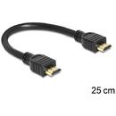 Delock Delock HDMI V1.4 High Speed Ethernet Cable 0.25m male / male