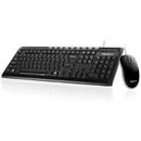 Gigabyte Gigabyte tastatura KM6150 si mouse , Negru, USB, Cu fir, Mouse Optic, Rezolutie 3800 dpi