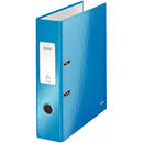 Leitz Biblioraft LEITZ 180 Wow, A4, 85mm, carton laminat - albastru metalizat