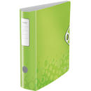 Biblioraft LEITZ Active Wow 180, A4, 75 mm, polyfoam - verde metalizat