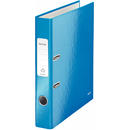 Leitz Biblioraft LEITZ 180 Wow, A4, 50mm, carton laminat - albastru metalizat
