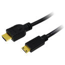 LogiLink LOGILINK - Cablu HDMI-Mini HDMI, versiunea Gold, lungime 1,5m